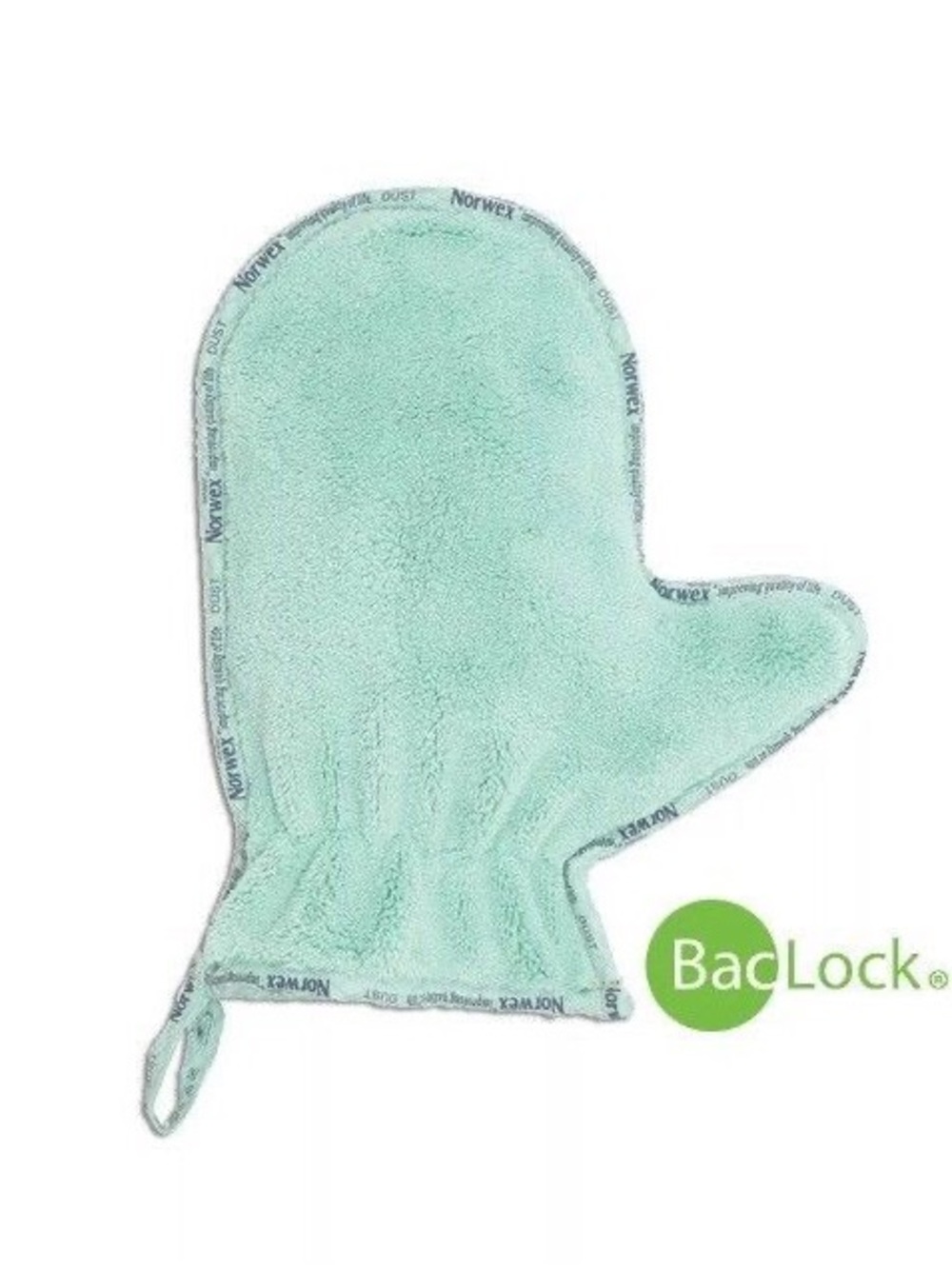 Norwex Mint Green Cleaning Mitt with BacLock Trim
